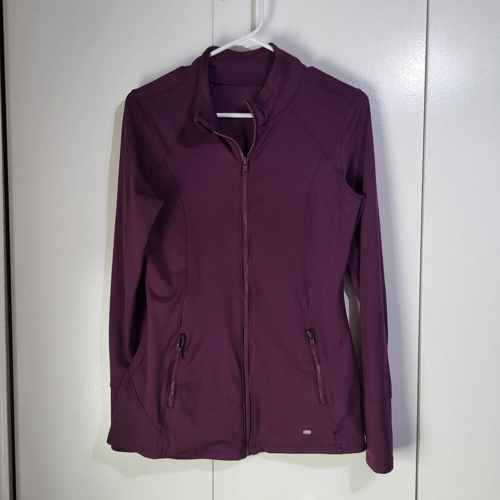 MARIKA Women's Small Purple Plum Full Zip Jacket Workout Athleisure Athletic - Picture 2 of 8